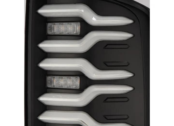 AlphaRex USA - AlphaRex LUXX - Series LED Tail Lights for 2014 - 2018 GMC Sierra - Alpha - Black Edition