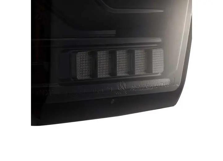 AlphaRex USA - AlphaRex LUXX - Series LED Tail Lights for 2016 - 2023 Toyota Tacoma - Stealthy Alpha - Black Finish