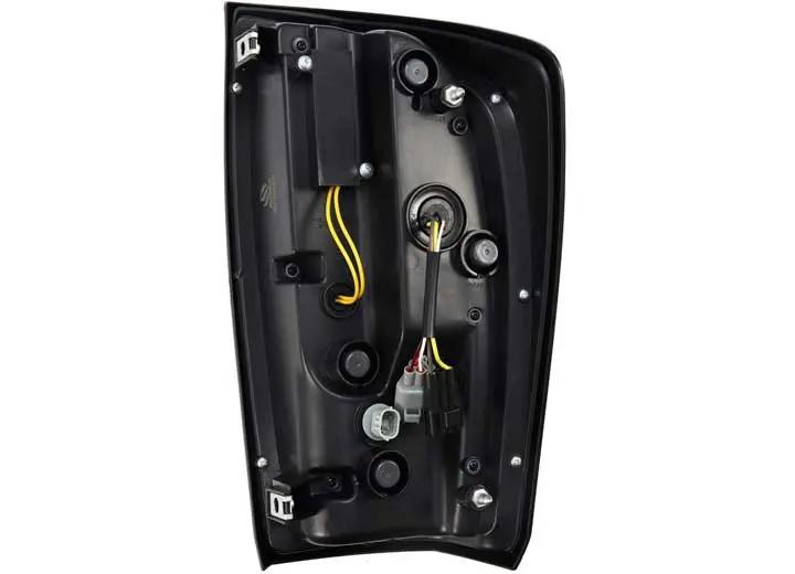 AlphaRex USA - AlphaRex LUXX - Series LED Tail Lights for 2016 - 2023 Toyota Tacoma - Stealthy Alpha - Black Finish