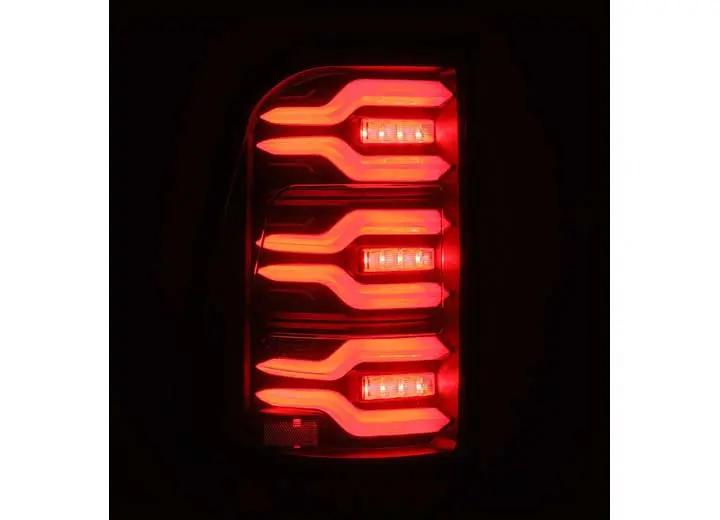 AlphaRex USA - AlphaRex LUXX - Series LED Tail Lights for 2019 - 2024 Ram 1500 - Black Housing with Sequential Turn Signals - Easy Plug & Play Upgrade