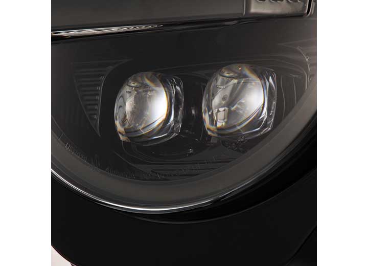 AlphaRex NOVA-Series Alpha-Black LED Projector Headlights for 2021-2023 Ford Bronco & Raptor