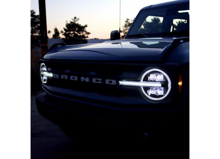 AlphaRex NOVA-Series Alpha-Black LED Projector Headlights for 2021-2023 Ford Bronco & Raptor