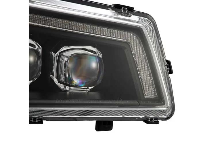 AlphaRex USA - AlphaRex NOVA - Series Black LED Projector Headlights for 2003 - 2006 Chevrolet Silverado & 2002 - 2006 Avalanche