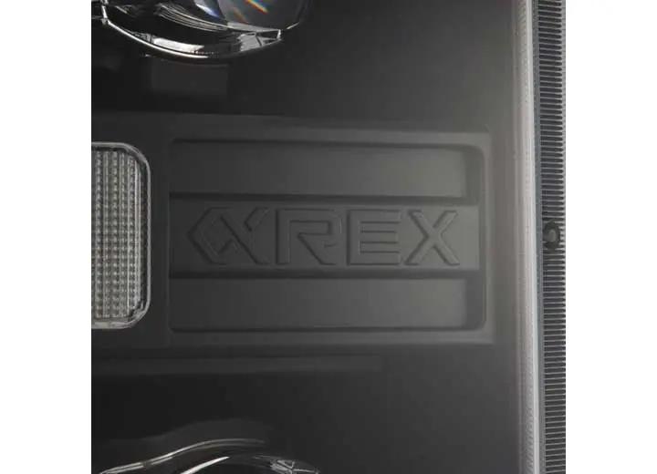 AlphaRex USA - AlphaRex NOVA - Series Black LED Projector Headlights with Sequential Turn Signals & DRL for 08 - 10 Ford Super Duty