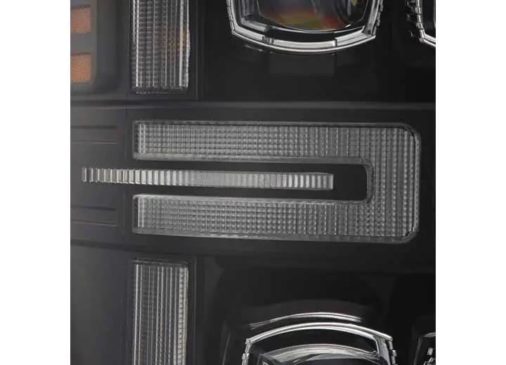 AlphaRex USA - AlphaRex NOVA - Series Black LED Projector Headlights with Sequential Turn Signals & DRL for 08 - 10 Ford Super Duty