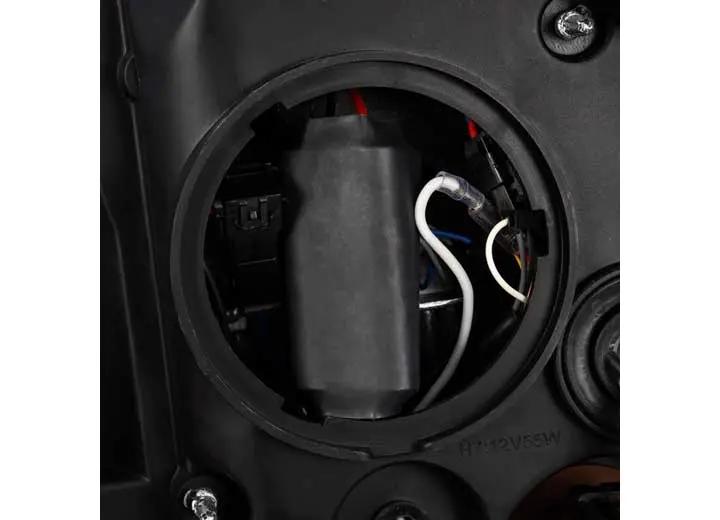 AlphaRex USA - AlphaRex NOVA - Series Black LED Projector Headlights with Sequential Turn Signals & DRL for 08 - 10 Ford Super Duty