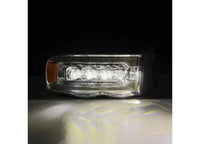 AlphaRex USA - AlphaRex NOVA - Series Chrome LED Projector Headlights for 2002 - 2005 Dodge Ram