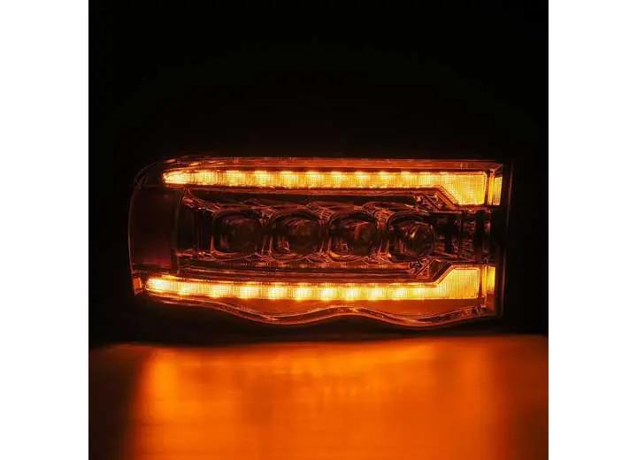 AlphaRex USA - AlphaRex NOVA - Series Chrome LED Projector Headlights for 2002 - 2005 Dodge Ram