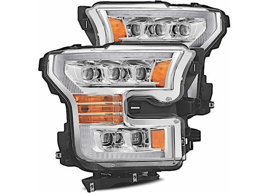 AlphaRex USA - AlphaRex NOVA - Series Chrome LED Projector Headlights for 2011 - 2016 Ford Super Duty