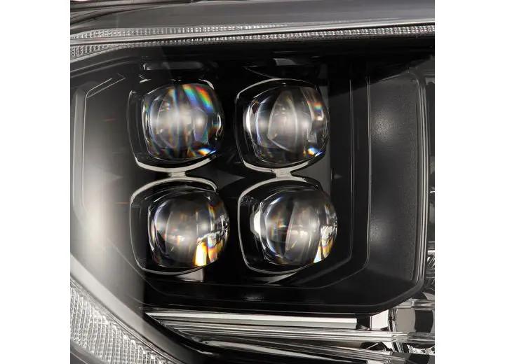 AlphaRex USA - AlphaRex NOVA - Series G2 LED Projector Headlights - Quad Projectors with Sequential Turn Signals for 2014 - 2021 Toyota Tundra, Alpha - Black Housing