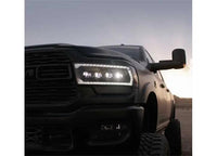 AlphaRex USA - AlphaRex NOVA - Series LED Headlights for 2019 - 2022 Dodge Ram 2500/3500/4500 - Stealth Alpha Black Design