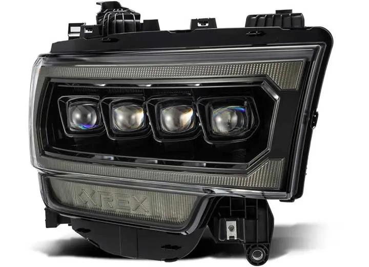 AlphaRex USA - AlphaRex NOVA - Series LED Headlights for 2019 - 2022 Dodge Ram 2500/3500/4500 - Stealth Alpha Black Design