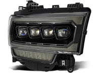 AlphaRex USA - AlphaRex NOVA - Series LED Headlights for 2019 - 2022 Dodge Ram 2500/3500/4500 - Stealth Alpha Black Design