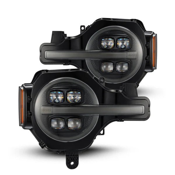 AlphaRex NOVA-Series LED Projector Headlights - Alpha-Black - 2021-2023 Ford Bronco/Raptor