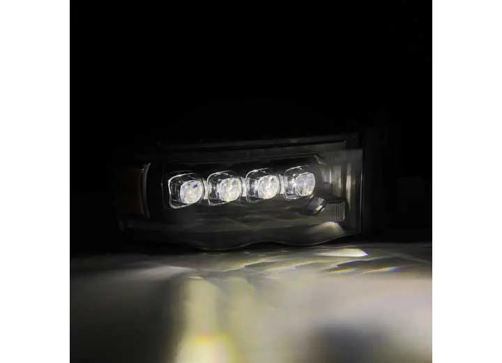 AlphaRex USA - AlphaRex NOVA - Series LED Projector Headlights for 02 - 05 Dodge Ram - Black Housing with Sequential Turn Signals & DRL