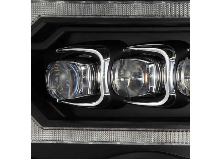 AlphaRex USA - AlphaRex NOVA - Series LED Projector Headlights for 02 - 05 Dodge Ram - Black Housing with Sequential Turn Signals & DRL