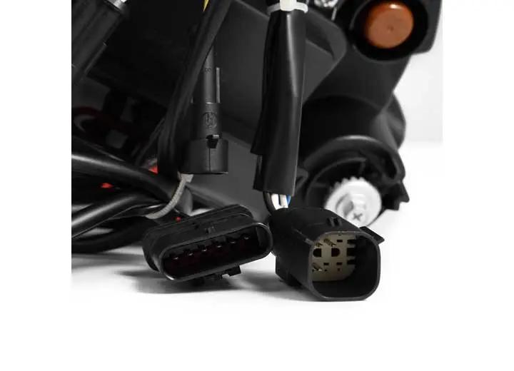 AlphaRex USA - AlphaRex NOVA - Series LED Projector Headlights for 2018 - 2024 Jeep Wrangler JL/Gladiator JT - Durable Alpha - Black Design for Enhanced Off - Road Visibility