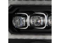 AlphaRex USA 02-05 Dodge Ram NOVA-Series LED Projector Headlights Black - Sequential Turn Signals & DRL