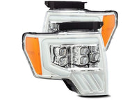 AlphaRex USA 09-14 Ford F150 NOVA-Series LED Projector Headlights Chrome