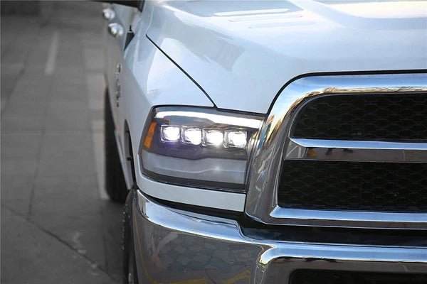 AlphaRex USA 09-18 Ram Truck NOVA-Series LED Projector Headlights Chrome