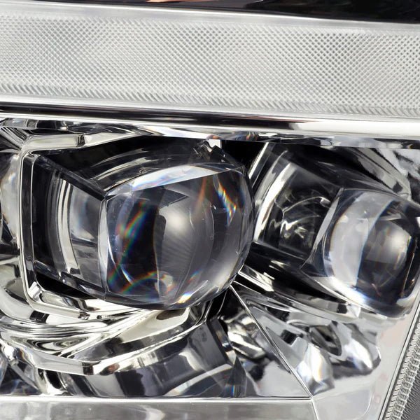 AlphaRex USA 09-18 Ram Truck NOVA-Series LED Projector Headlights Chrome