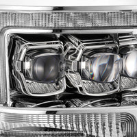 AlphaRex USA 11-16 Ford Super Duty NOVA-Series LED Projector Headlights Chrome