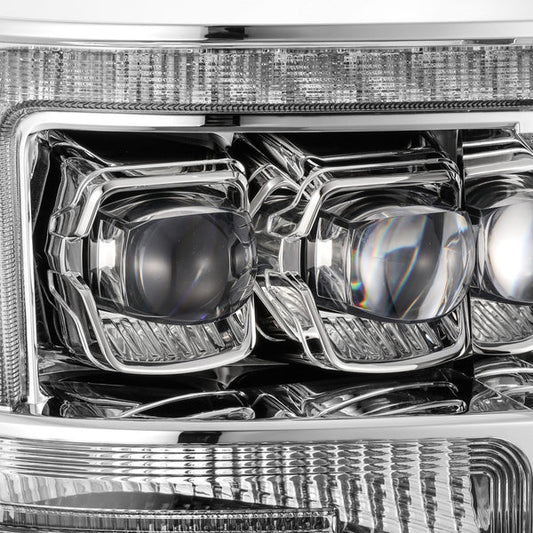 AlphaRex NOVA-Series Chrome LED Projector Headlights for 2011-2016 Ford Super Duty