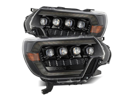 AlphaRex USA - AlphaRex USA 12 - 15 Toyota Tacoma NOVA - Series LED Projector Headlights Alpha - Black – Superior Lighting & Aggressive Styling