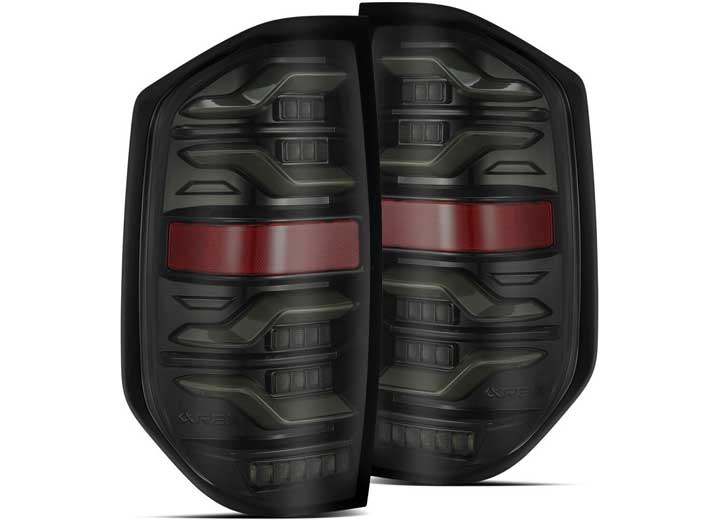 AlphaRex LUXX-Series LED Tail Lights for 14-21 Toyota Tundra – Alpha-Black with Sequential Turn Signals for Enhanced Safety and Visibility