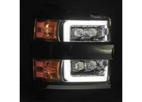 AlphaRex USA - AlphaRex USA 15 - 19 Chevrolet Silverado 2500HD/3500HD MKII NOVA - Series Jet Black LED Projector Headlights – Superior Illumination & Bold Design