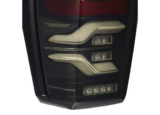 AlphaRex USA 16-23 Toyota Tacoma LUXX-Series LED Tail Lights Black