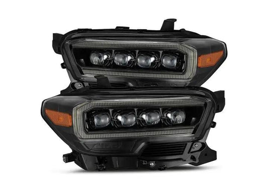AlphaRex USA - AlphaRex USA 16 - 23 Toyota Tacoma NOVA - Series Alpha - Black LED Projector Headlights – Enhanced Safety & Striking Design