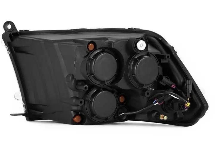 AlphaRex USA - AlphaRex USA LUXX - Series LED Projector Headlights for 2009 - 2018 Ram Truck (MK II 5th Gen 2500 Style) - Alpha - Black with Sequential Turn Signals & DRL