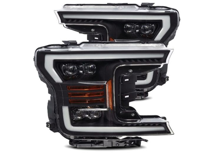 AlphaRex USA 18-20 Ford F150 NOVA-Series LED Projector Headlights Black AlphaRex USA