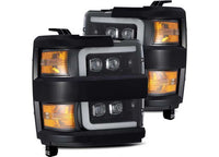 AlphaRex USA 15-19 Chevrolet Silverado 2500HD/3500HD MKII NOVA-Series Jet Black LED Projector Headlights – Superior Illumination & Bold Design