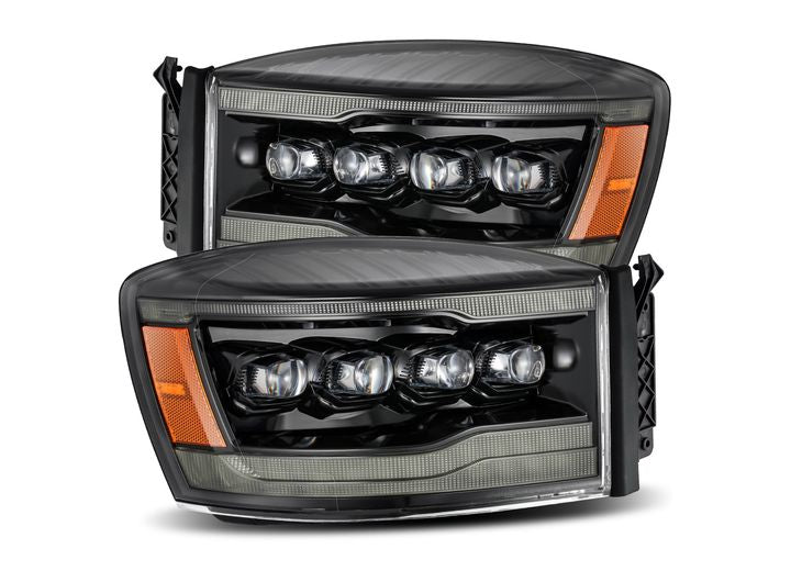 Dodge Ram 06-08 AlphaRex NOVA-Series LED Projector Headlights in Alpha-Black – Unmatched Brightness & Rugged Aesthetics AlphaRex USA