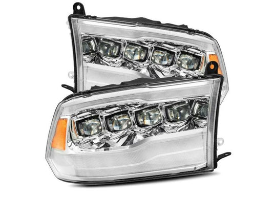 AlphaRex USA 09-18 Ram Truck NOVA-Series LED Projector Headlights Chrome AlphaRex USA