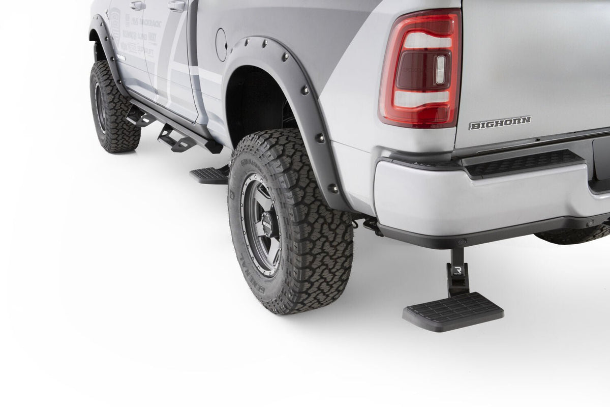AMP Research -AMP Research BedStep - Retractable Rear Bumper Access Step fits 19-24 Ram 1500