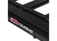 ARB ALUMINUM AWNING; BLACK FRAME; 8.2FT X 8.2FT; INSTALLED WITH LED LIGHT STRIP