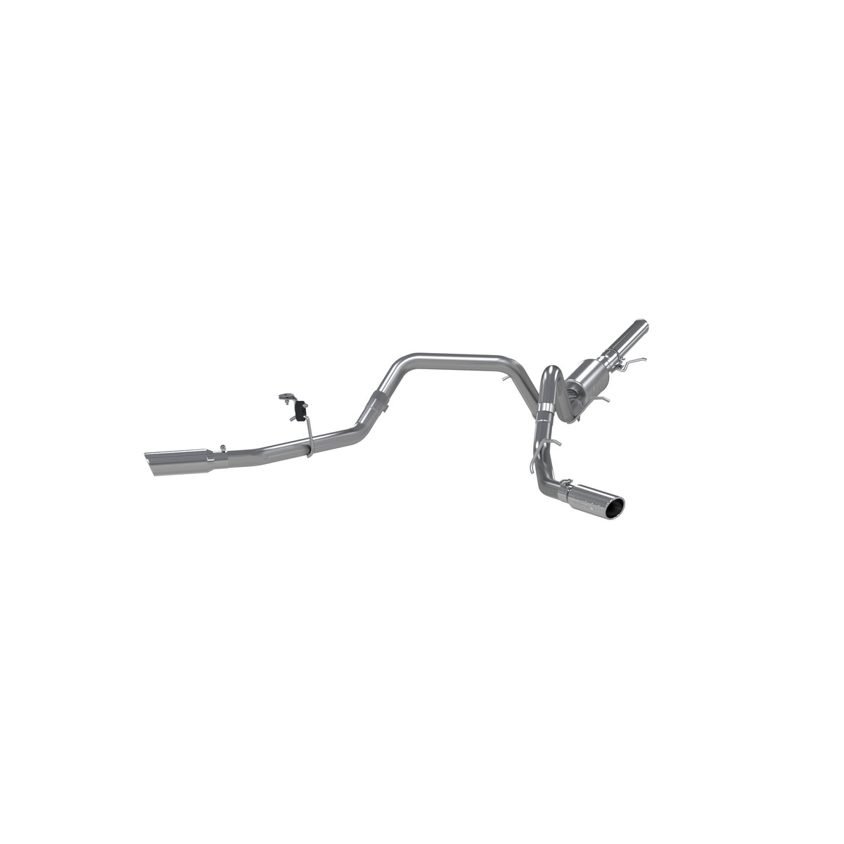 MBRP S5082AL 3in. Cat-Back. Dual Split Side Exit. Aluminized Steel