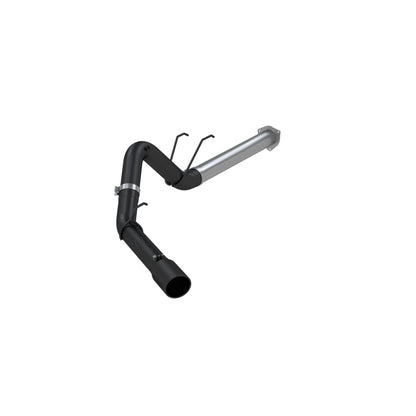 MBRP S6289BLK 4in. Filter Back. Single Side Exit. Black Coated Aluminized