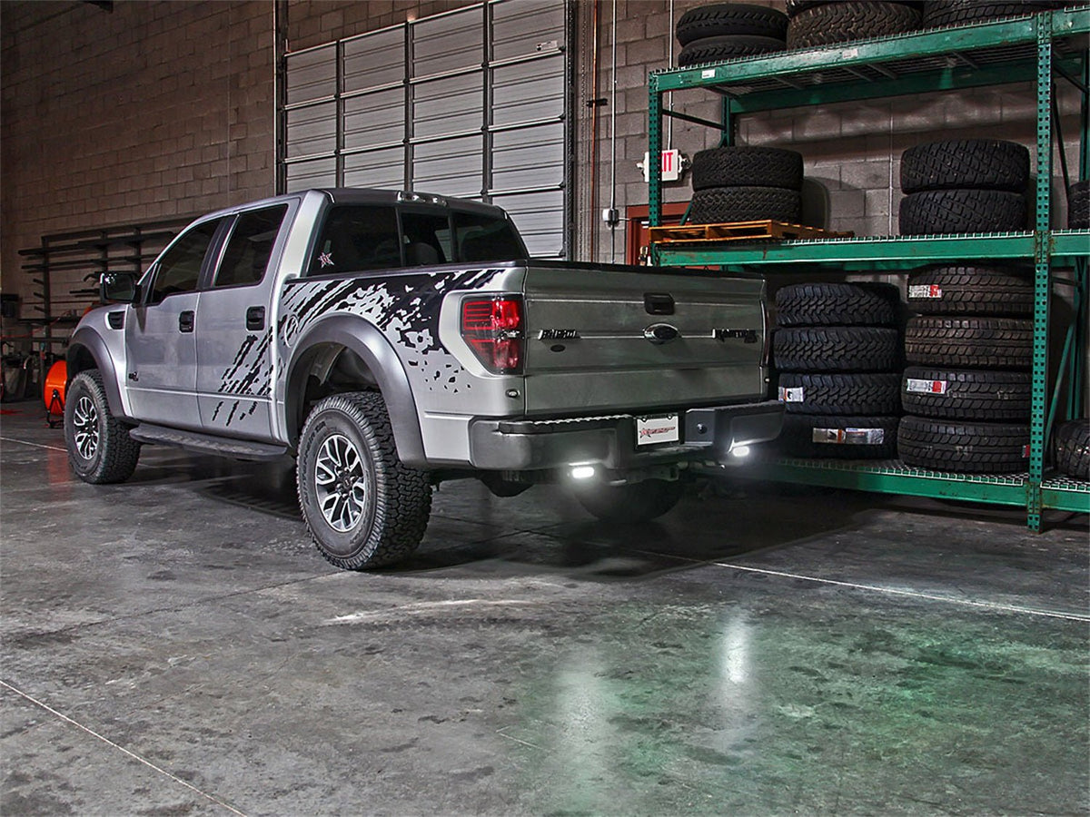 RIGID Industries - Back - Up Kit, Includes 2 SR - Q Series PRO Flood Diffused, Surface Mount