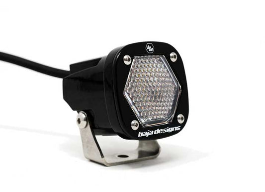 Baja Designs S1 Black LED Auxiliary Light Pod (Clear - Work/Scene)