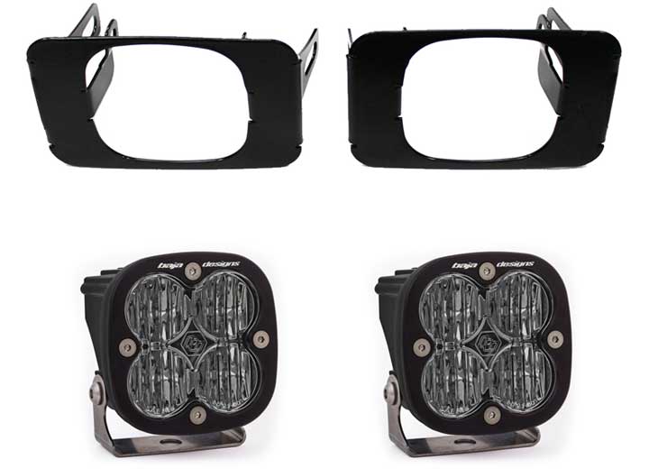 Baja Designs Ford Squadron SAE Fog Pocket Light Kit - Clear Baja Designs