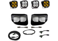 20-22 F250/F350 SUPER DUTY(SAE FOG AMBER UPFITTER SWITCH)SQUADRON SAE/SPORT FOG POCKET KIT Baja Designs
