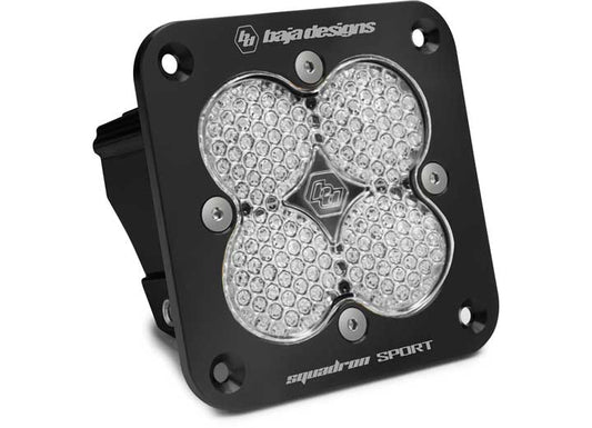 Baja Designs Squadron Sport Black Flush Mount LED Auxiliary Light Pod - Universal