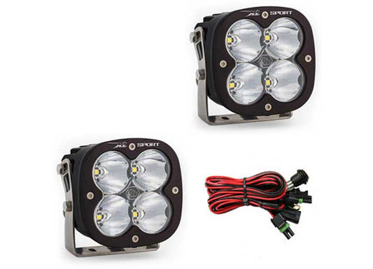 Baja Designs XL Sport LED Auxiliary Light Pod Pair (Clear - Spot) Baja Designs