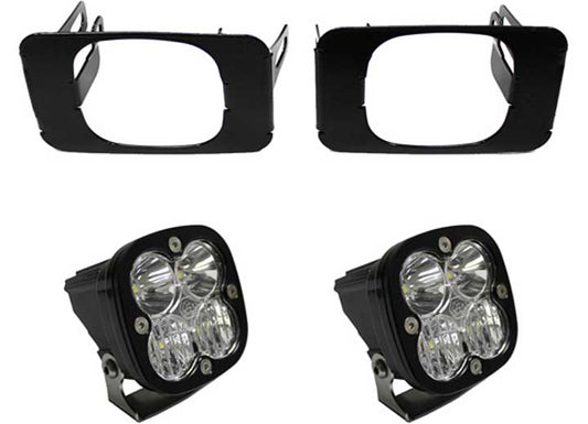 Baja Designs Squadron Sport Fog Pocket Light Kit (Clear - Wide Cornering) Baja Designs