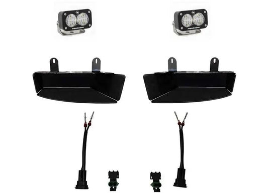 Baja Designs - Baja Designs Dodge Ram S2 Sport Fog Pocket Light Kit (Clear - Wide Cornering)