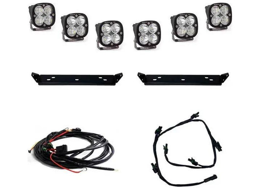 Baja Designs - Baja Designs Ford Squadron Pro Behind Grille Light Kit (Clear - Multi - Pattern)